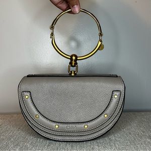 Chloe Calfskin Small Nile Bracelet Minaudière Bag